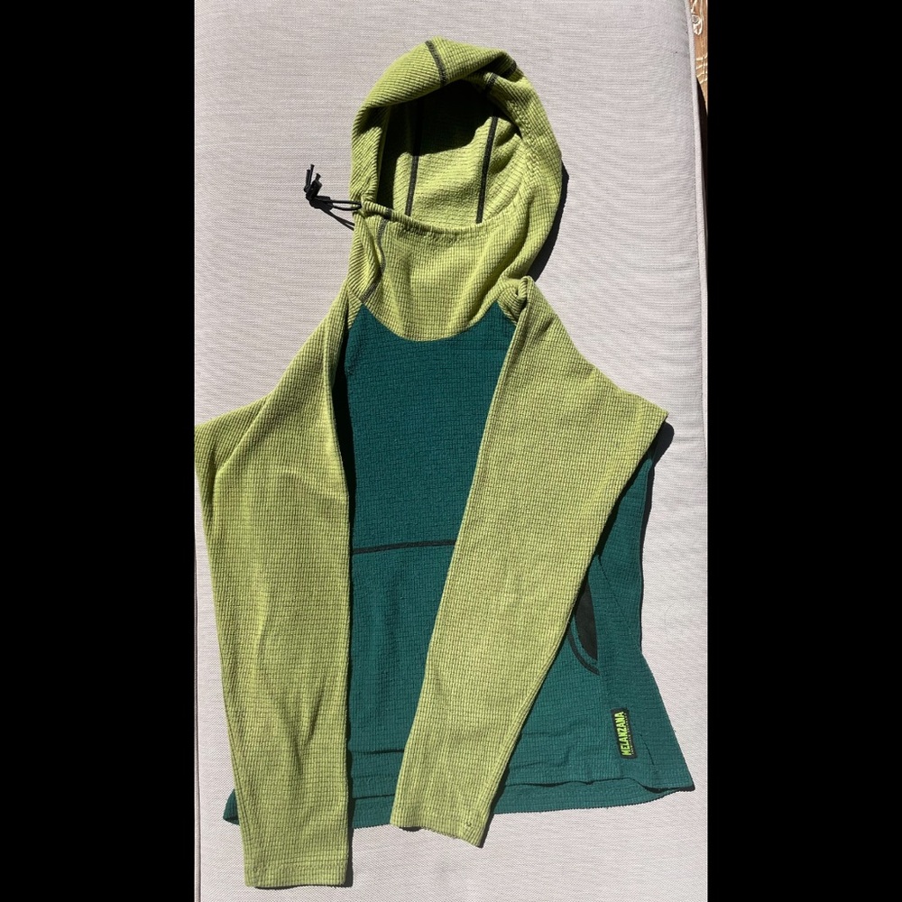Green Melanzana Microgrid Hoodie
